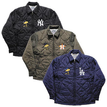 Load image into Gallery viewer, HOUSTON MLB × PEANUTS QUILTING JACKET BASEBALL