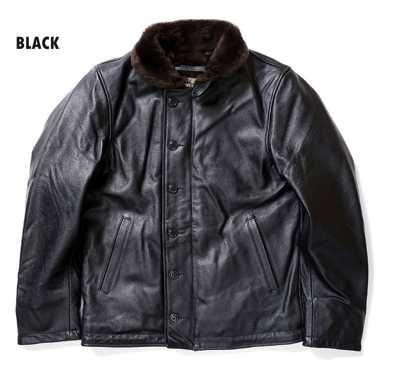 HOUSTON LEATHER N-1 DECK JKT – SUKAJACK