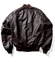 Load image into Gallery viewer, HOUSTON SHEEP LEATHER MA-1 FLIGHT JACKET