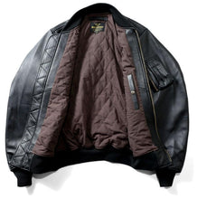 Load image into Gallery viewer, HOUSTON SHEEP LEATHER MA-1 FLIGHT JACKET