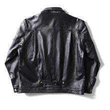 Load image into Gallery viewer, HOUSTON COW LEATHER TRACK JACKET