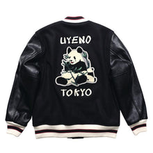 Load image into Gallery viewer, HOUSTON MELTON AWARD JACKET(PANDA) Stadium Jumper