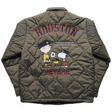 Load image into Gallery viewer, HOUSTON MLB × PEANUTS QUILTING JACKET BASEBALL