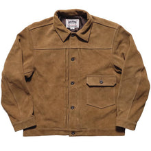 Load image into Gallery viewer, HOUSTON COW SUEDE TRACK JACKET
