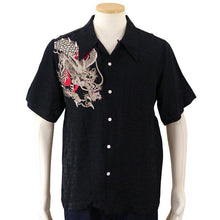 Load image into Gallery viewer, HANATABIGAKUDAN Dragon Pattern Jacquard Shirt