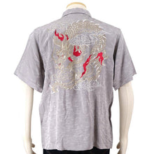 Load image into Gallery viewer, HANATABIGAKUDAN Dragon Pattern Jacquard Shirt