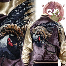 Load image into Gallery viewer, HANATABIGAKUDAN Pheasant and Snake Souvenir Jacket
