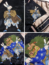 Load image into Gallery viewer, [HANATABIGAKUDAN] Rabbit Shishimai Embroidery Sukajan - sukajack
