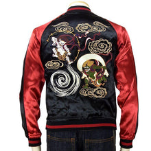 Load image into Gallery viewer, JAPANESQUE Wind and Thunder Gods Sukajan
