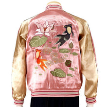 Load image into Gallery viewer, JAPANESQUE Red and Black Demekin Sukajan