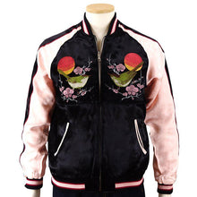 Load image into Gallery viewer, JAPANESQUE Plum Blossoms and Bush Warbler Souvenir Jacket