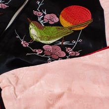 Load image into Gallery viewer, JAPANESQUE Plum Blossoms and Bush Warbler Souvenir Jacket