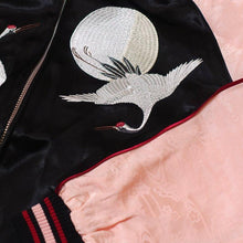 Load image into Gallery viewer, JAPANESQUE Moon and Cranes Souvenir Jacket