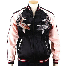 Load image into Gallery viewer, JAPANESQUE Cherry Blossoms and Carp Souvenir Jacket