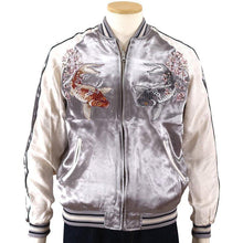 Load image into Gallery viewer, JAPANESQUE Cherry Blossoms and Carp Souvenir Jacket