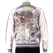Load image into Gallery viewer, JAPANESQUE Cherry Blossoms and Carp Souvenir Jacket