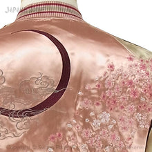 Load image into Gallery viewer, JAPANESQUE Cherry Blossoms and Rabbits Souvenir Jacket
