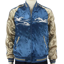 Load image into Gallery viewer, JAPANESQUE Waves and Whales Souvenir Jacket