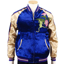 Load image into Gallery viewer, JAPANESQUE Morning Glory and Ganging Frog Sukajan