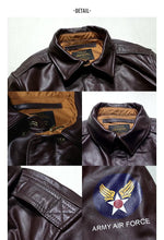 Load image into Gallery viewer, HOUSTON A-2 Leather Jacket Horse Leather Flight Jacket