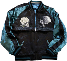 Load image into Gallery viewer, HANATABIGAKUDAN Cluster Amaryllist and Skull Souvenir Jacket