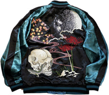 Load image into Gallery viewer, HANATABIGAKUDAN Cluster Amaryllist and Skull Souvenir Jacket