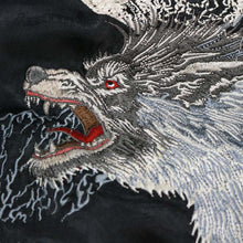Load image into Gallery viewer, SATORI Wolf in Moon Embroidery Reversible Sukajan