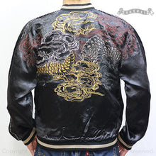 Load image into Gallery viewer, SATORI Gold and Silver Dragon Embroidery Sukajan