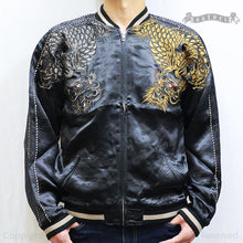 Load image into Gallery viewer, SATORI Gold and Silver Dragon Embroidery Sukajan