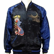 Load image into Gallery viewer, SATORI Five-storied Pagoda Skull Embroidery Sukajan