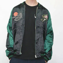 Load image into Gallery viewer, SATORI Cherry blossom and Tiger Reversible Souvenir Jacket