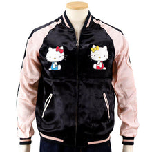 Load image into Gallery viewer, SANRIO Hello Kitty and Hello Mimmy Jacquard Sleeve Sukajan