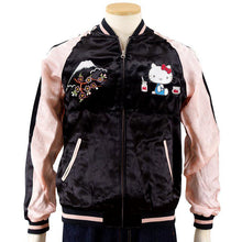 Load image into Gallery viewer, SANRIO Hello Kitty And Japan Map Jacquard Sleeve Jacket Pink