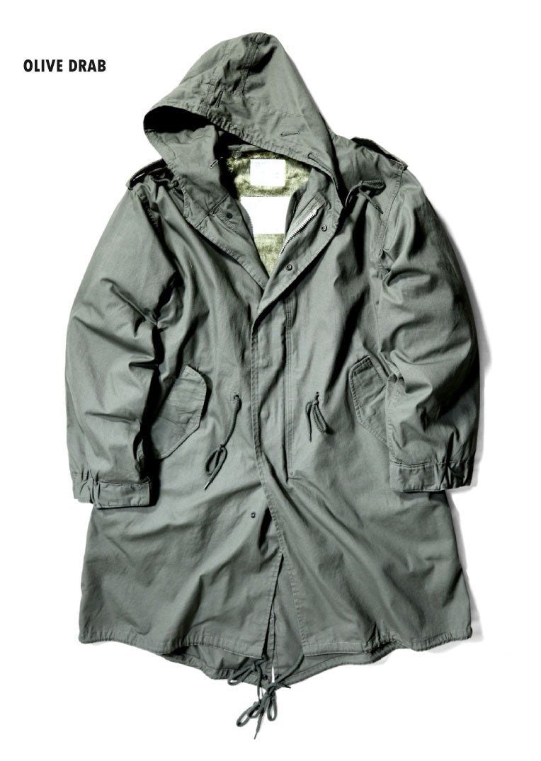 HOUSTON M-51 FISHTAIL PARKA オリーブグリーン Houston US M51 Fishtail Parka Lined Olive