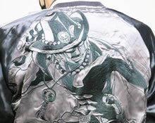 Load image into Gallery viewer, ONE PIECE Fire Fist Ace Black Embroidery Sukajan