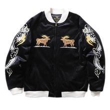 Load image into Gallery viewer, HOUSTON Velveteen Souvenir Jacket(Alaska)