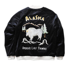 Load image into Gallery viewer, HOUSTON Velveteen Souvenir Jacket(Alaska)