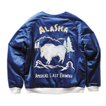 Load image into Gallery viewer, HOUSTON Velveteen Souvenir Jacket(Alaska)