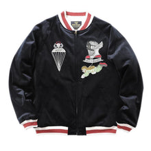 Load image into Gallery viewer, HOUSTON Velveteen Souvenir JacketT(Paratrooper)