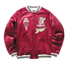 Load image into Gallery viewer, HOUSTON Velveteen Souvenir JacketT(Paratrooper)