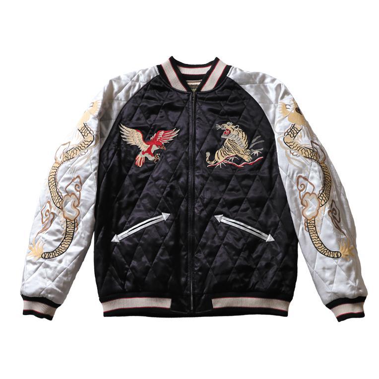 HOUSTON Rayon Souvenir Jacket(Dragon)