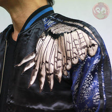 Load image into Gallery viewer, HANATABIGAKUDAN Owl Embroidery Sukajan