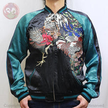 Load image into Gallery viewer, HANATABIGAKUDAN Chicken and Hydrangea Sukajan