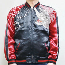 Load image into Gallery viewer, HANATABIGAKUDAN Cherry blossoms and White Phoenix Sukajan