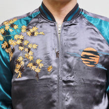 Load image into Gallery viewer, HANATABIGAKUDAN Autumn leaves and Owl Souvenir Jacket