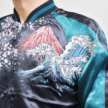 Load image into Gallery viewer, HANATABIGAKUDAN Gasha Skull Ukiyoe Sukajan Jacket