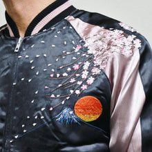 Load image into Gallery viewer, HANATABIGAKUDAN Cherry Blossoms and Maiko Kimono Sukajan