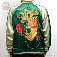 Load image into Gallery viewer, HANATABIGAKUDAN Fox of Nine Tails Reversible Sukajan