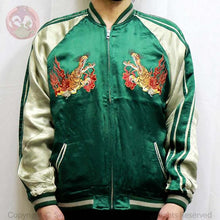 Load image into Gallery viewer, HANATABIGAKUDAN Fox of Nine Tails Reversible Sukajan