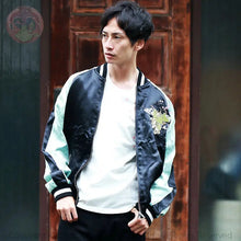 Load image into Gallery viewer, HANATABIGAKUDAN Heian Period Cat Souvenir jacket